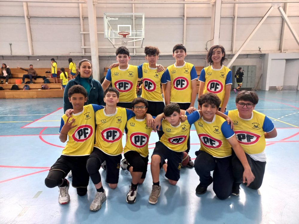 El equipo de basquetbol logra un destacado 4º lugar en el Campeonato Comunal