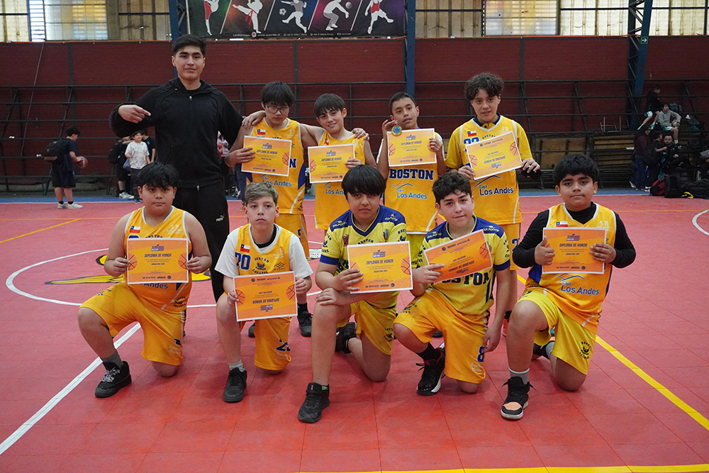 Competimos en el Básquetbol Mini Varones de las Olimpiadas BostonEduca